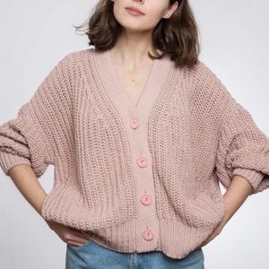 Babaa Cardigan no. 18 Plum Blossom